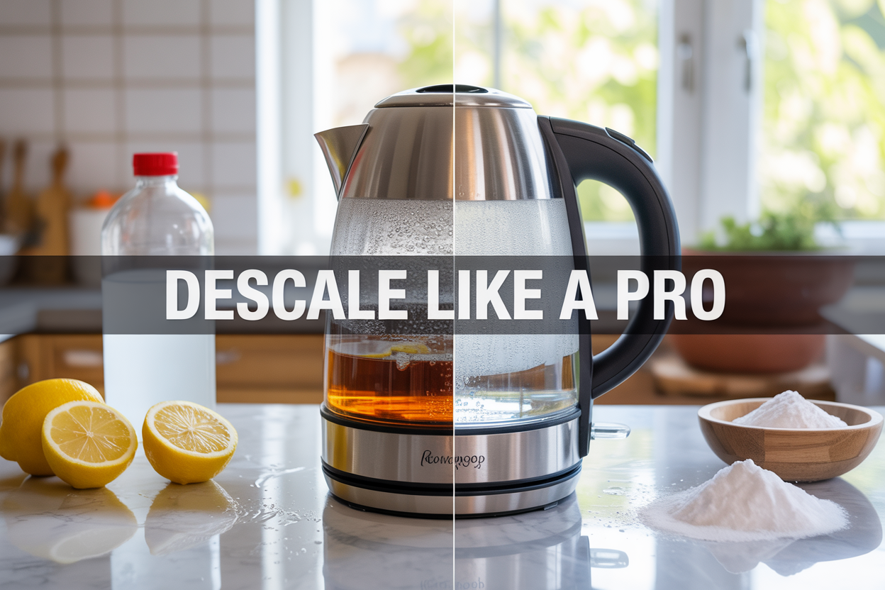 how to descale electric kettle
