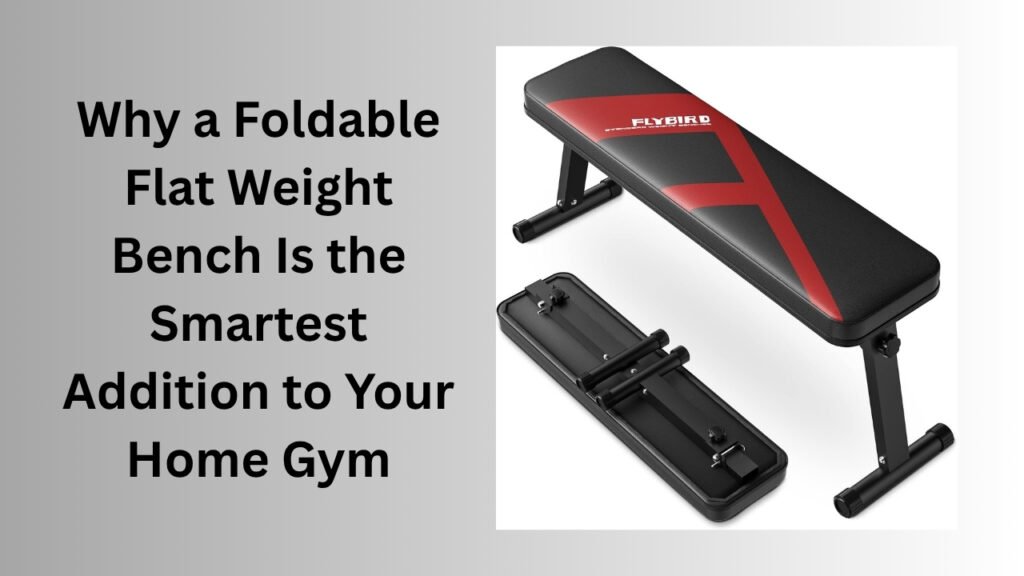 Ready to use flat weight bench